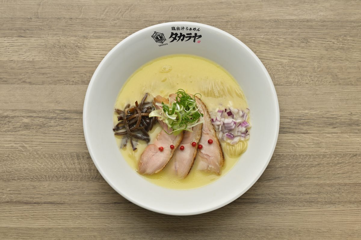 オリーブ地鶏 白湯そば